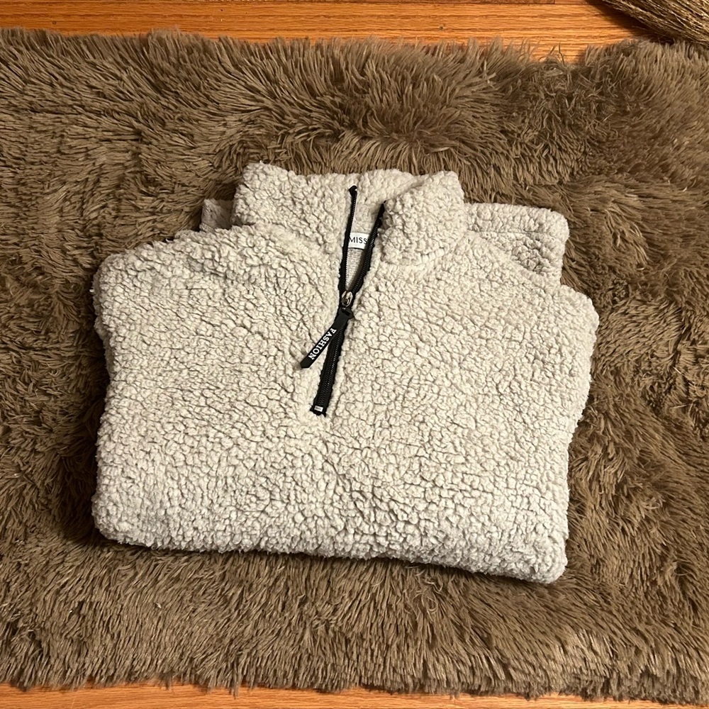 Misslook Grey Sherpa
